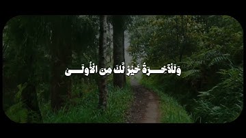 وَلَسَوْفَ يُعْطِيكَ رَبُّكَ فَتَرْضَىٰ | سورة الضحى الشيخ المنشاوي