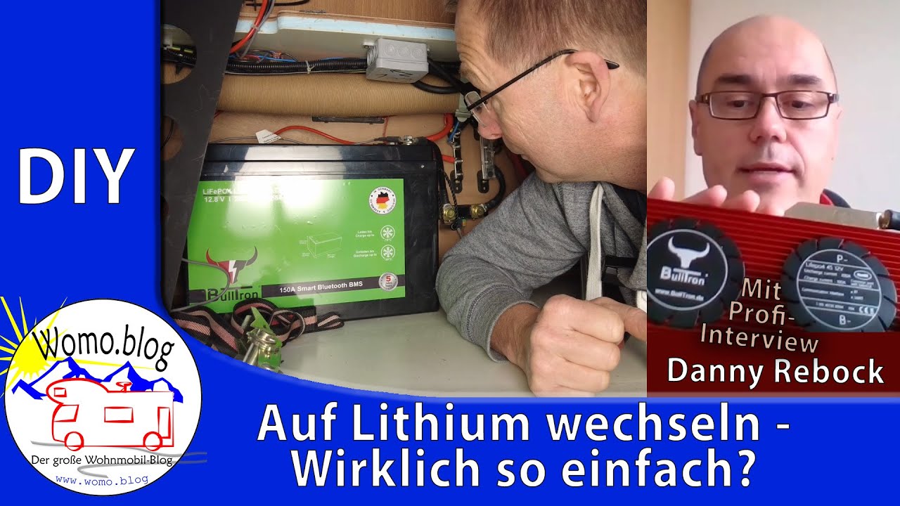 Lithium Batterie als Austausch für werkseitige 2-te AGM Batterie