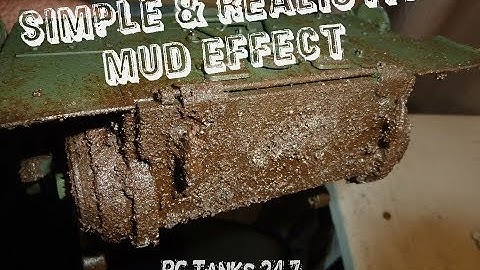 Realistic Model Weathering Techniques - Mud Tutorial