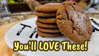 OLD Fashioned Molasses Cookies Recipe You'll LOVE!