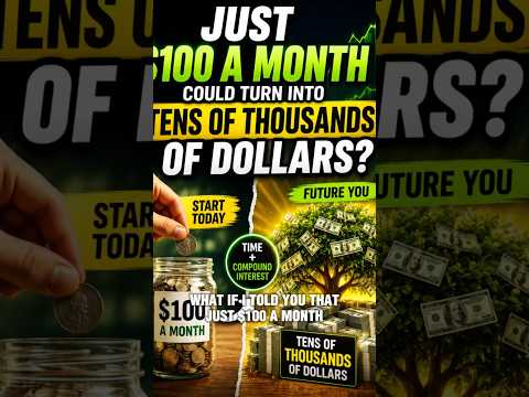 Thumbnail for What Happens If You Invest $100 Every Month?  #CompoundInterest  #StockMarket #PersonalFinance