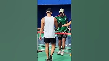 Pickleball player kicks opponent in the face