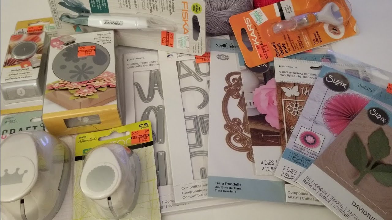 Hobby Lobby clearance on Paper punches & Dies! YouTube