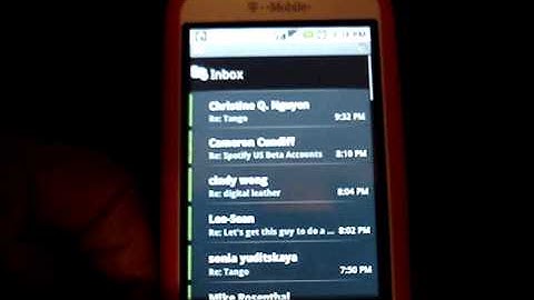 How to remove your alternate email account on your T-Mobile myTouch 3G