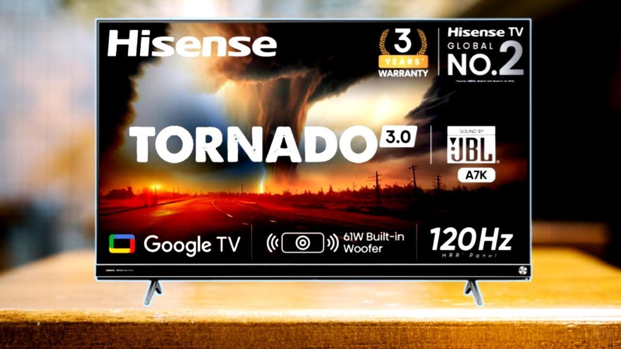 Hisense Tornado (65 inch) Ultra HD (4K) LED Smart Google TV