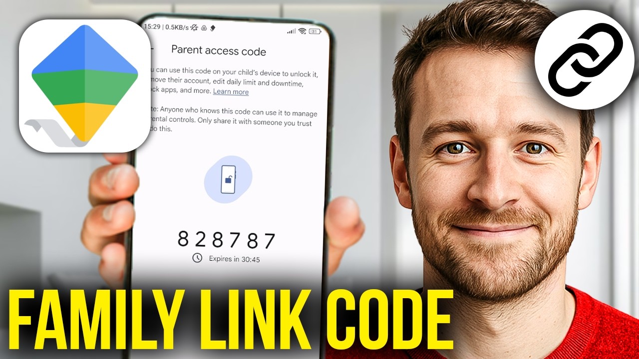 How To Get Parent Access Code On Google Family Link - YouTube