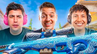 REAÇÃO DOS MEUS AMIGOS à MINHA NOVA AWP DE 40 MIL REAIS NO CS 2 (cachorro1337 não gostou)