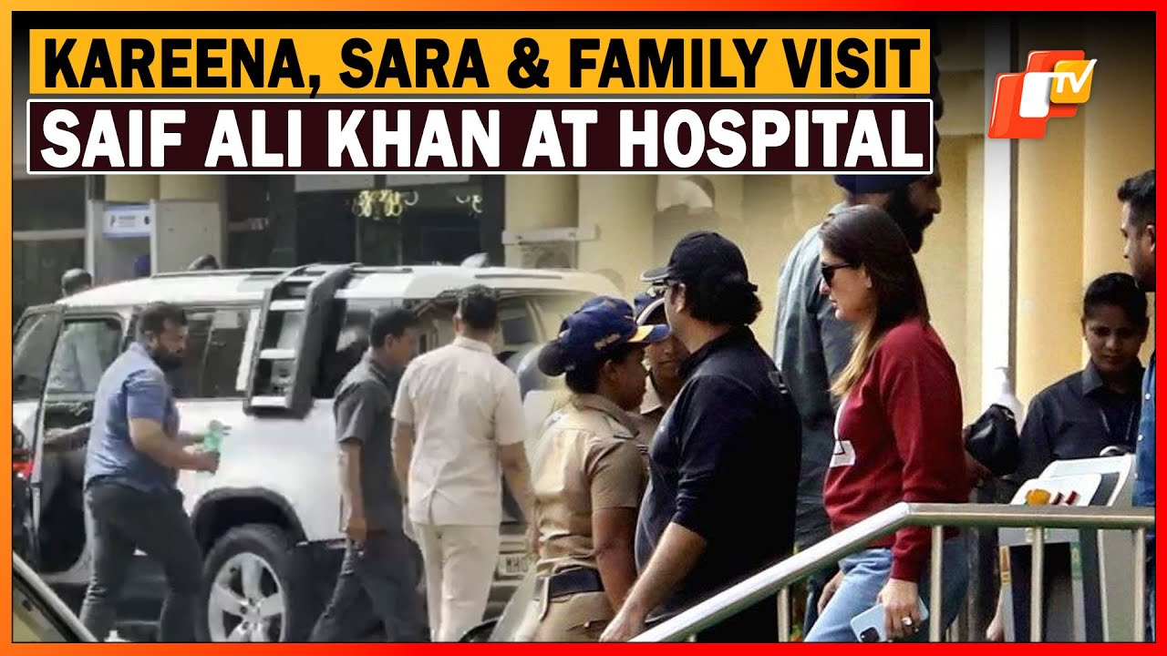 Saif Ali Khan Attacked: Wife Kareena Kapoor, Sara & Other Family Members Visit At Lilavati Hospital