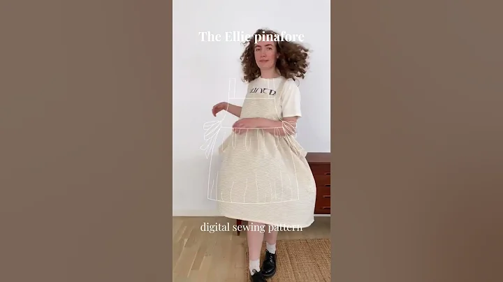 The Ellie pinafore PDF sewing pattern | Studio Minapop
