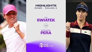 Iga Swiatek vs. Bernarda Pera | 2024 Rome Round 2 | WTA Match Highlights Resimi