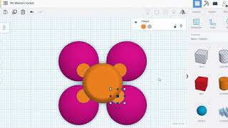 2. creating a tinkercad rocket