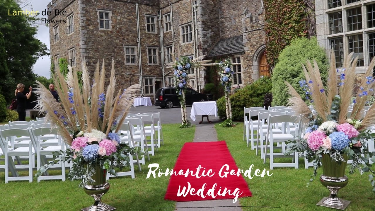 A Romantic Garden Wedding at Waterford Castle (Lamber de Bie Flowers)