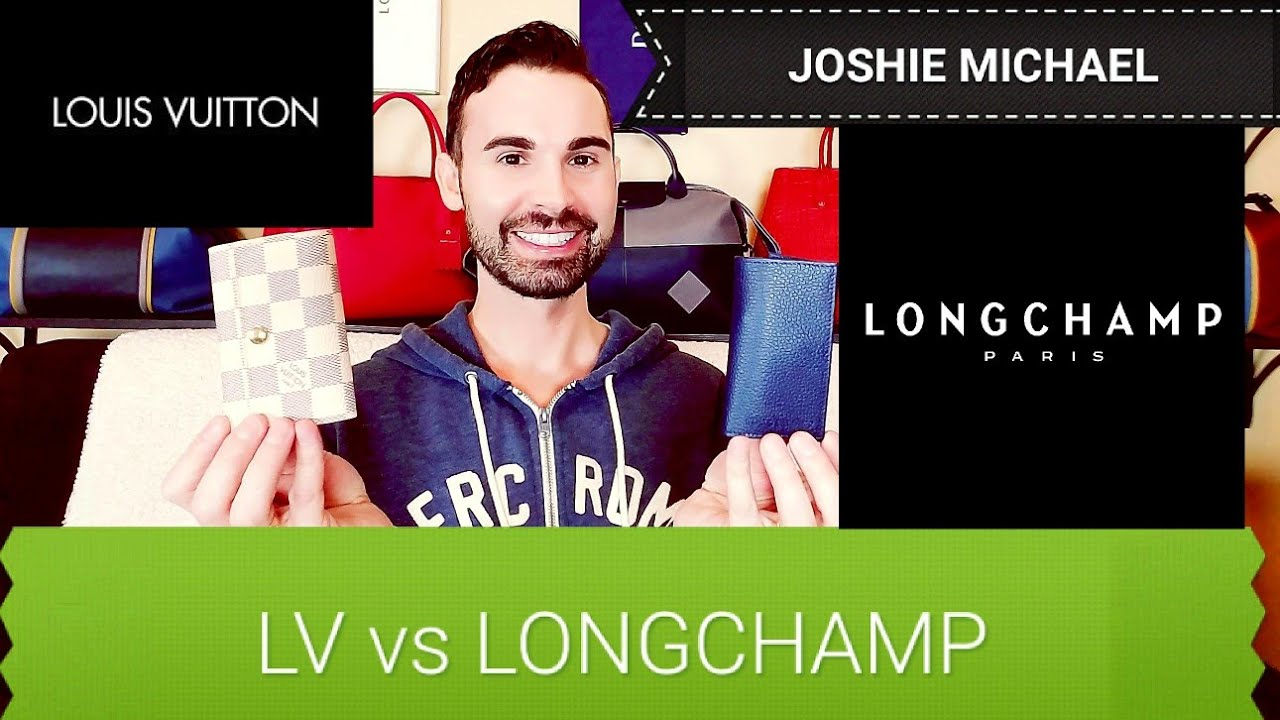 Longchamp Keychain Wallet Unboxing & Comparison with Louis Vuitton