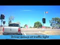 Bad driver at a traffic light. How to deal with drivers asleep at the traffic light.