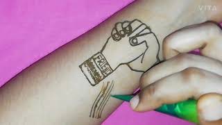 Friendship day special mehndi design || simple henna design