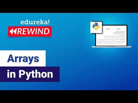 Arrays In Python | Python Array Operations | Python Tutorial For Beginners  | Edureka Rewind