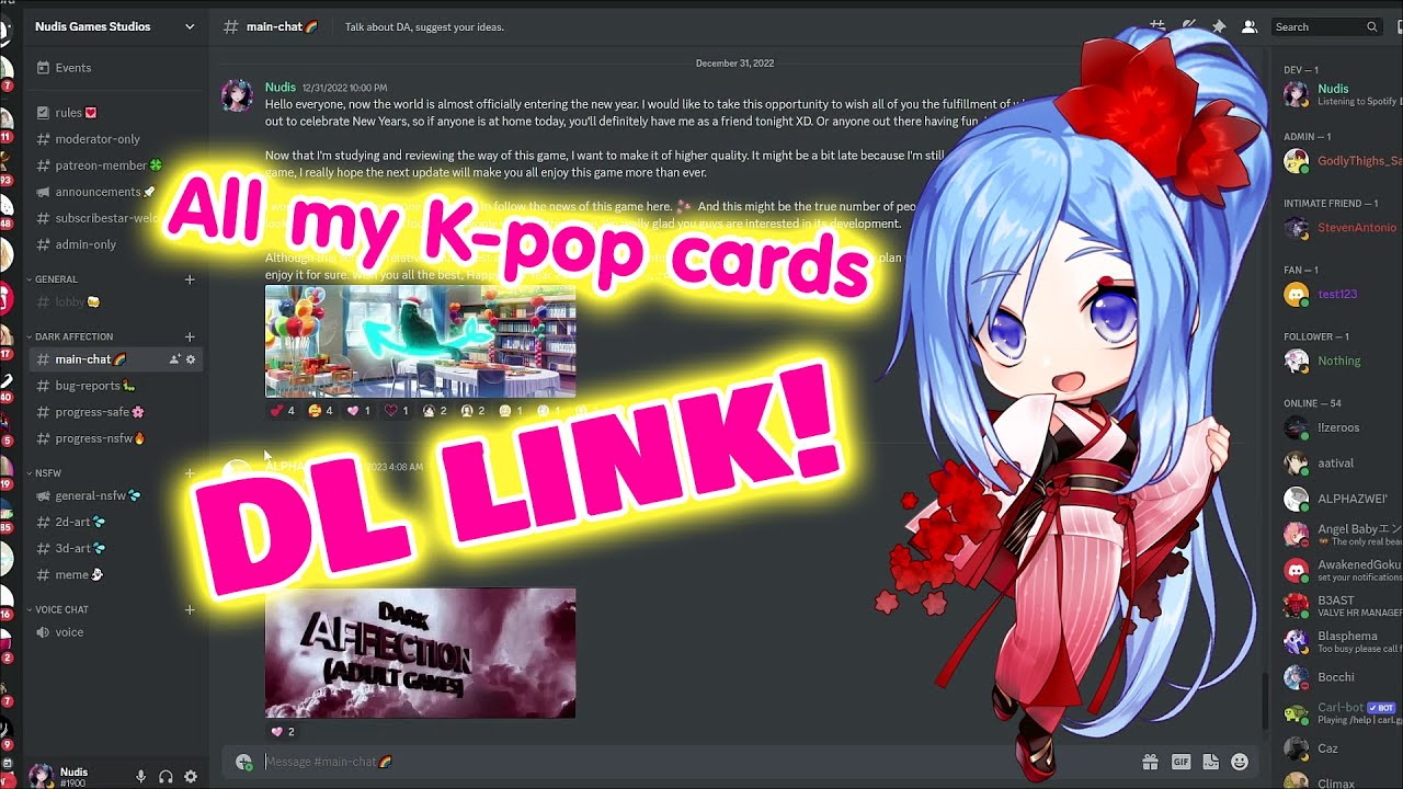 HS2 all Kpop cards for free! Download link ʕ•́ᴥ•̀ʔっ♡ YouTube