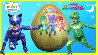 PJ MASKS GIANT EGG SURPRISE Toys for Kids Disney Toys Catboy Gekko Owlette PJ Masks IRL Superhero