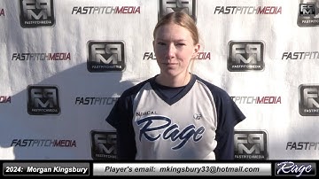 2024 Morgan Kingsbury Pitcher and Outfielder Softball Skills Video - NorCal Rage