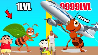 SHINCHAN and CHOP and AMAAN building ANT ARMY in IDLE ANTS gameplay in hindi | AMAAN-T