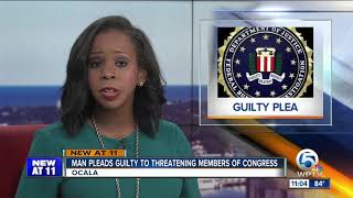 Florida man faces up to 5 years for threatening Congress members