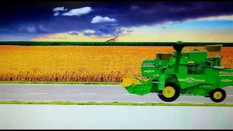 Ns Combine Harvester  animated video