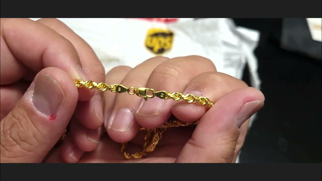 HAWAII ROPE CHAINS! MINI RESTOCK AND... 22K 3.5MM DIAMOND CUT ROPE CHAIN?? YouTube