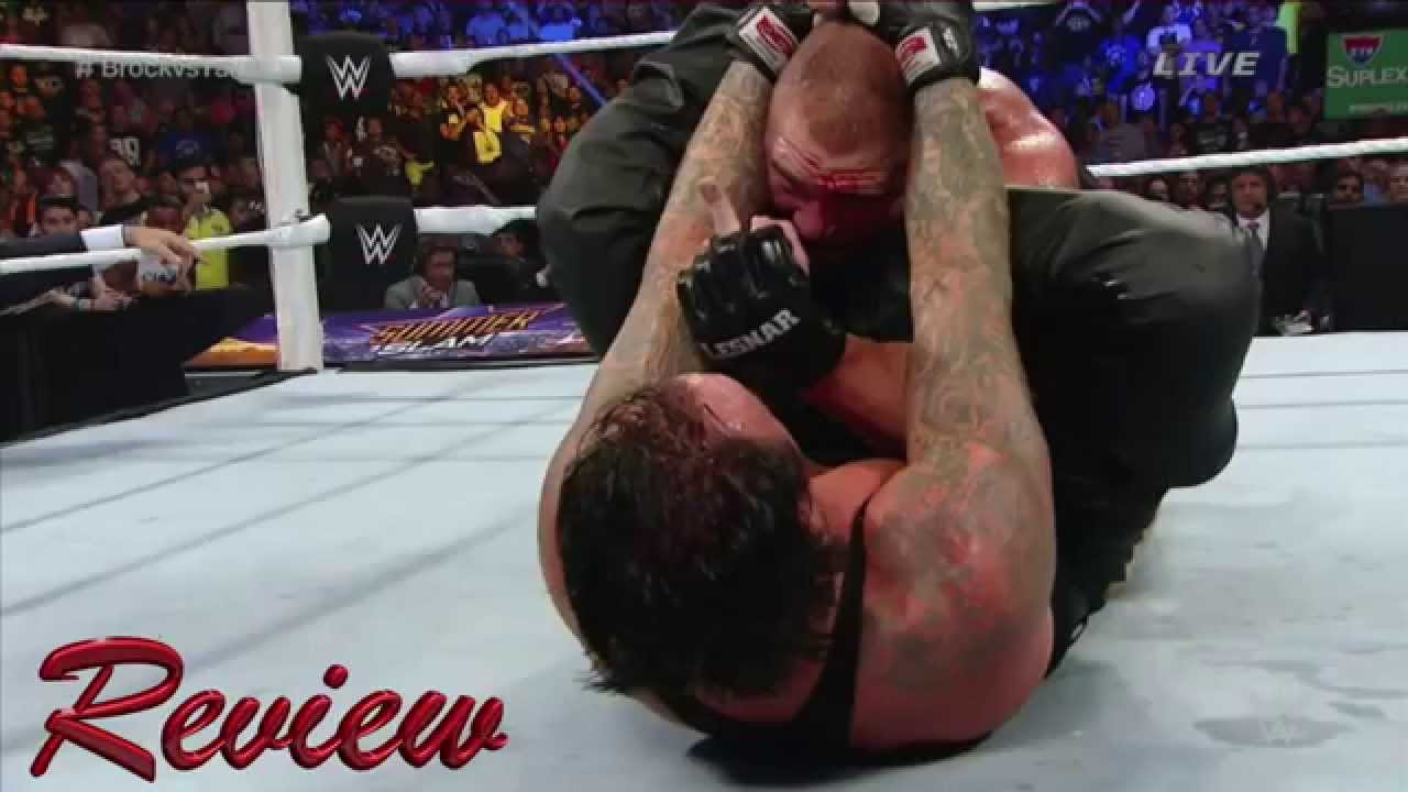 wwe summerslam 2015 brock