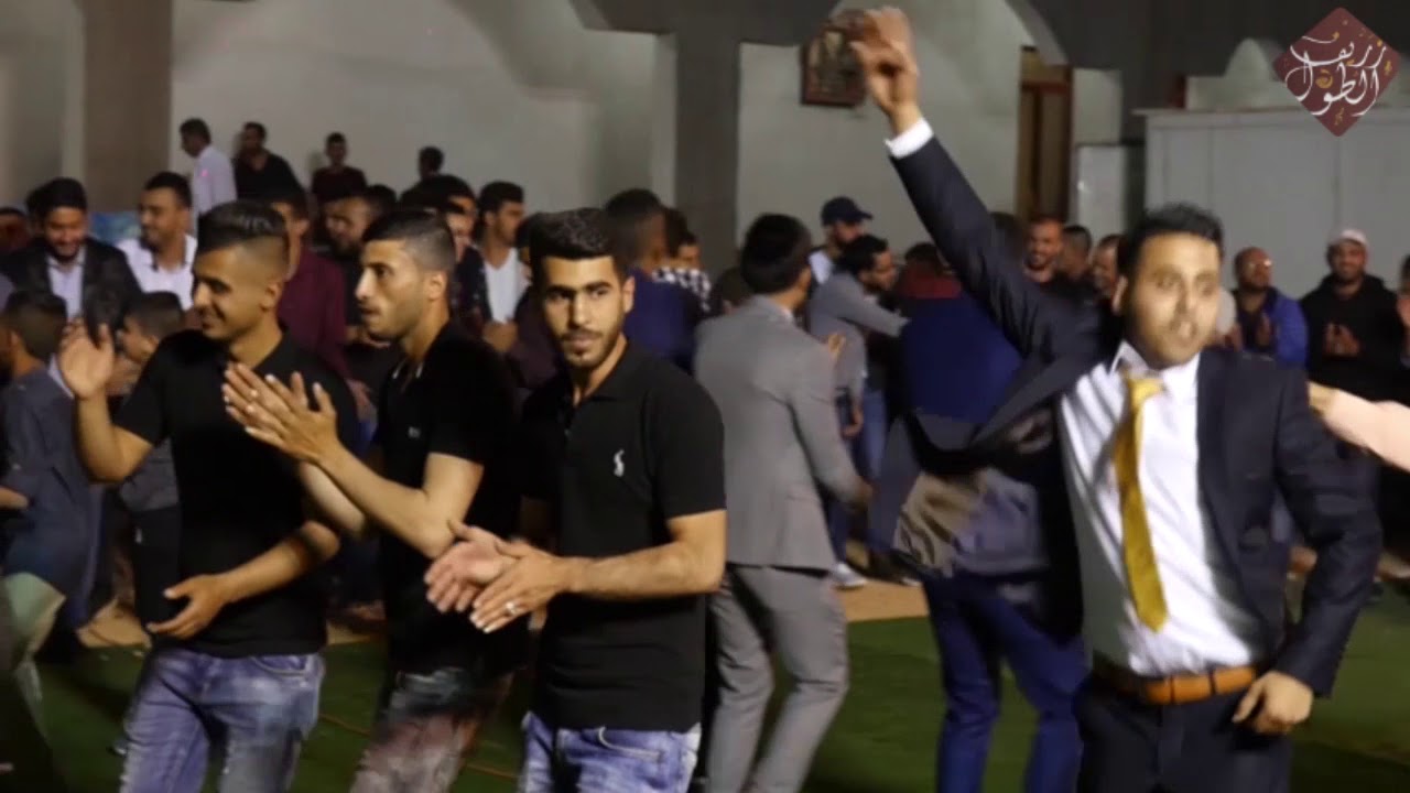 دحية من حفلة ابو انس دير ابو ضعيف  شاعر فلسطين د  موسى حافظ و  الفنان حافظ موسى 2018