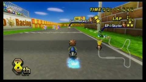 Think HACKERS are BANNED? Think Again! Mario Kart Wii HACKER ATTACK