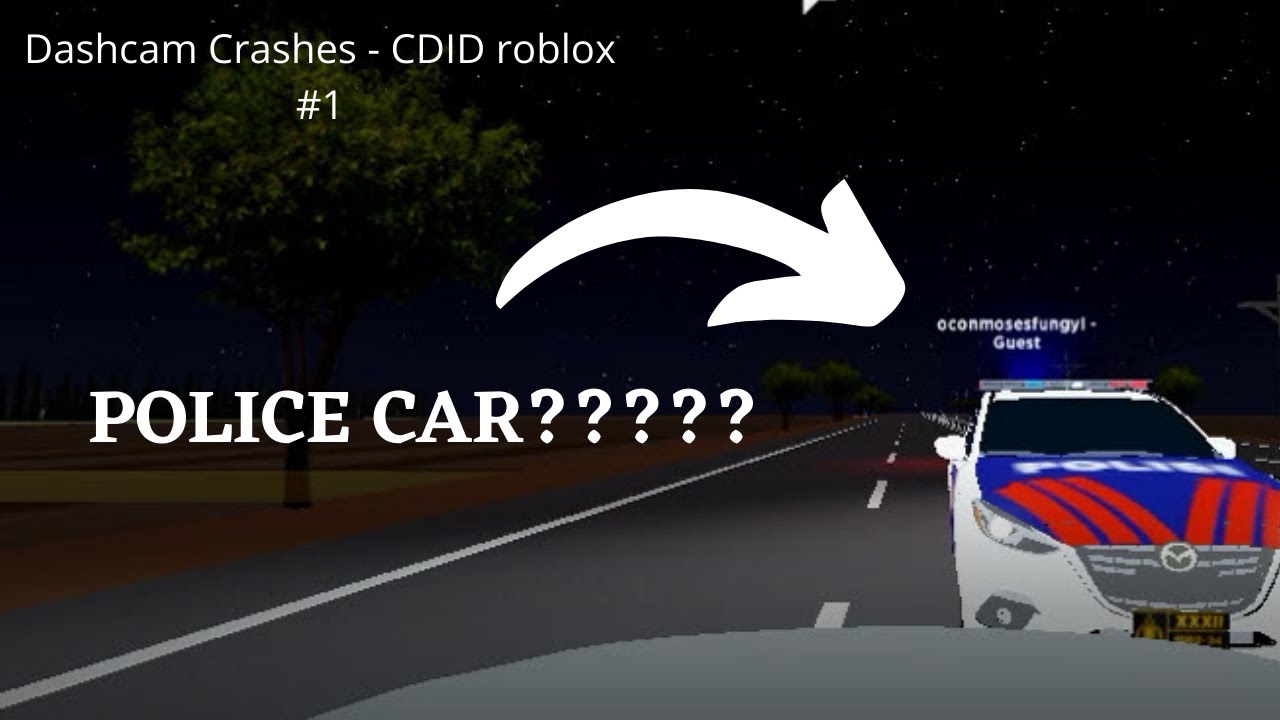 Dashcam crashes 1 Roblox CDID. YouTube