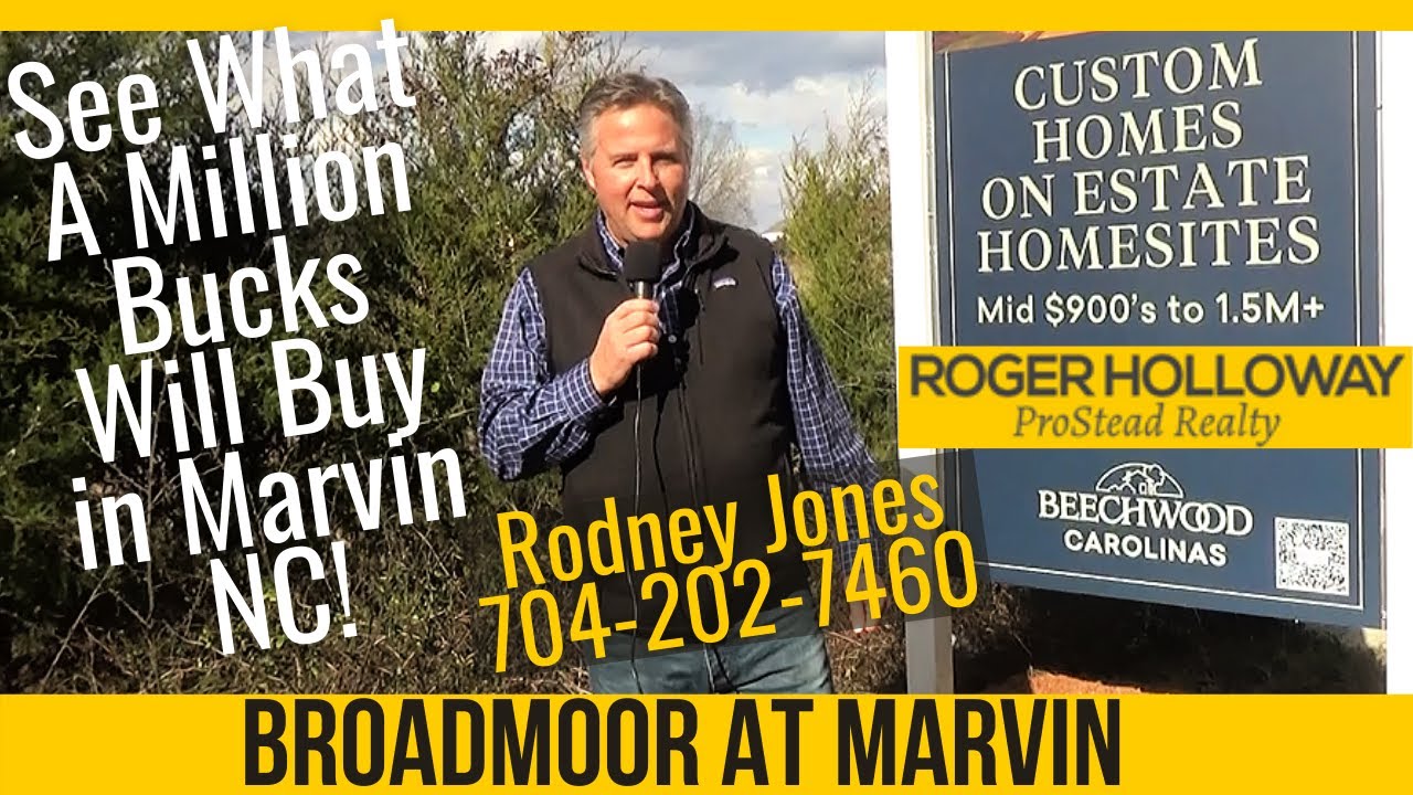 Broadmoor at Marvin NC [New Luxury Homes from Beachwood] YouTube