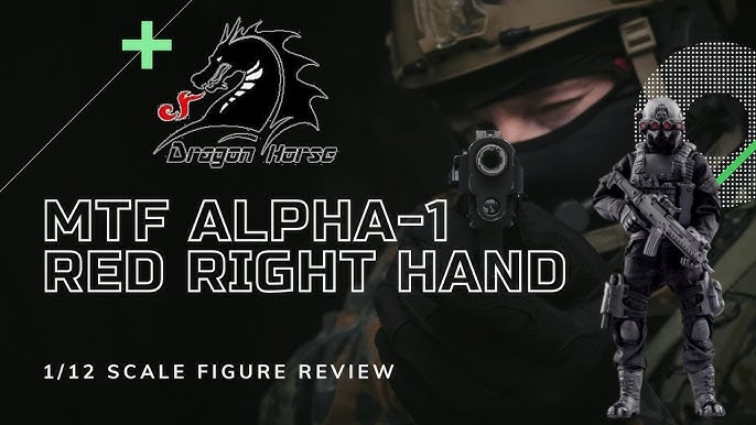 SCP Foundation Series MTF Alpha-1 Red Right Hand 1/12 Action Figure Dragon  Horse