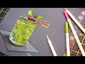 Let&#39;s draw a green cocktail!