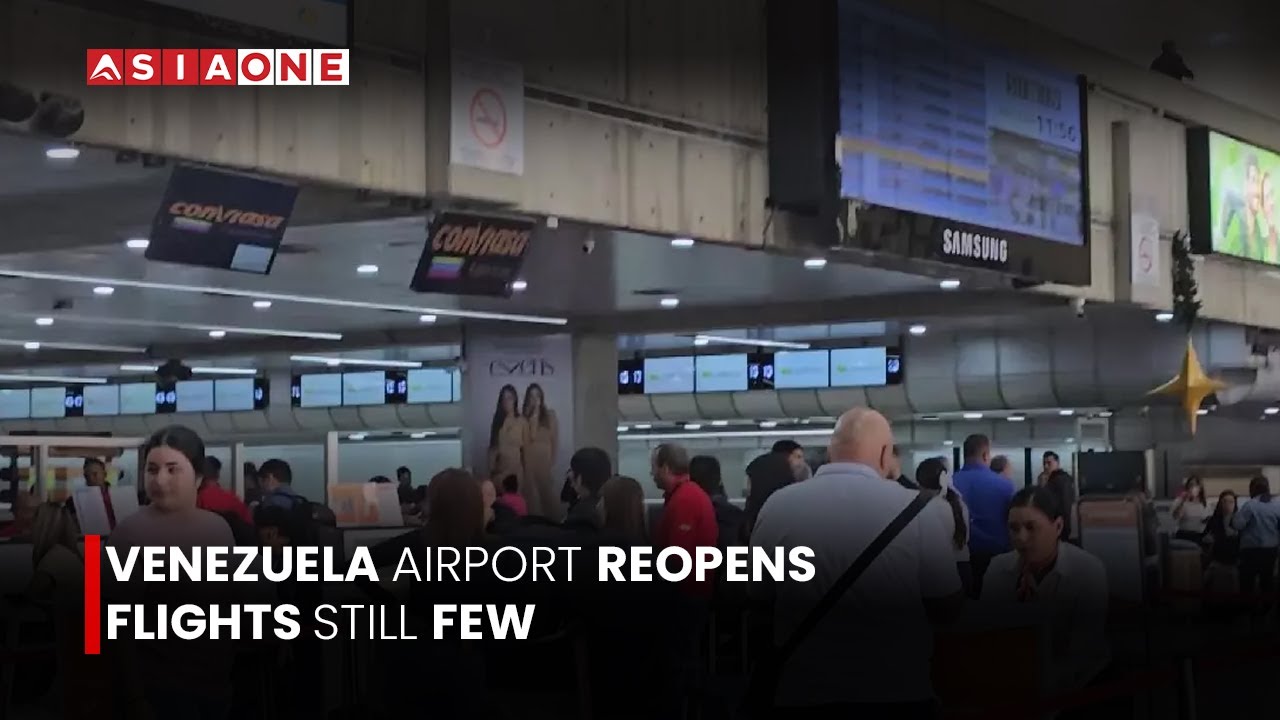 Simon Bolívar Airport Reopens in Venezuela, But Flights Remain Few | Asia One News