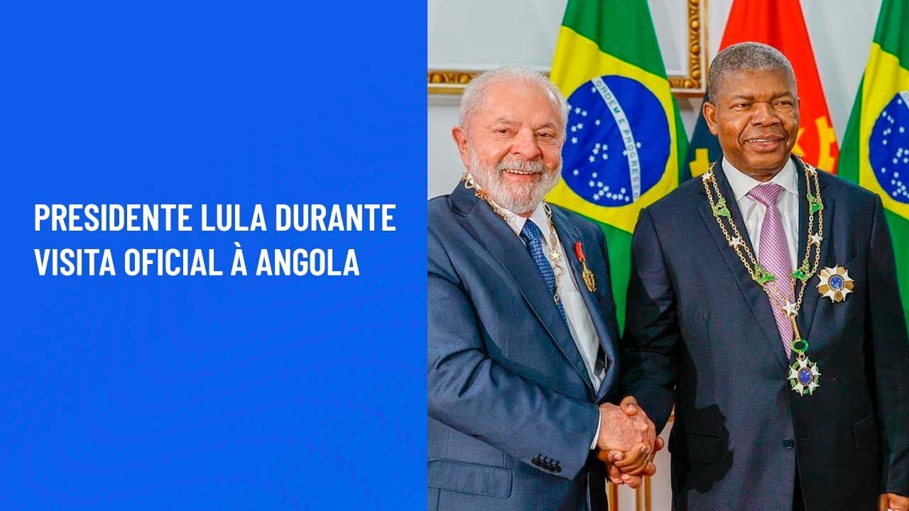 Presidente Lula durante visita oficial à Angola