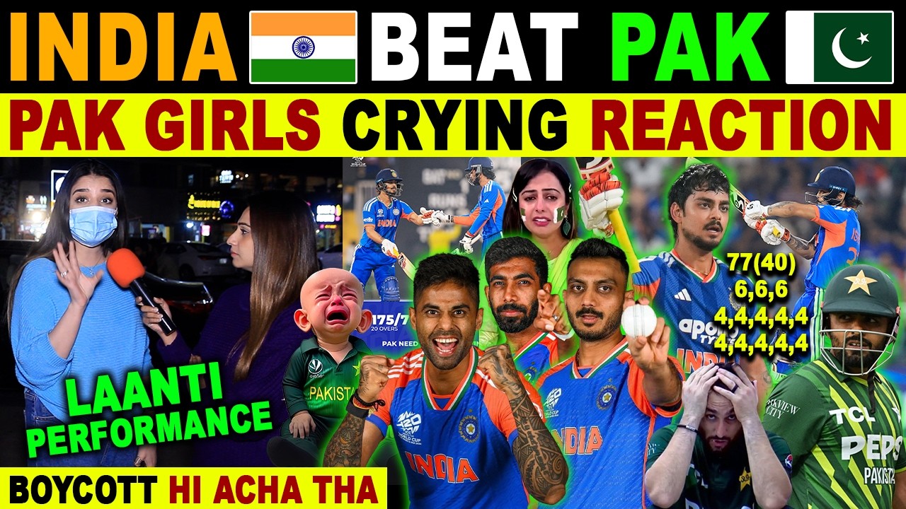 PAK GIRLS LIVE CRYING REACTION IND 🇮🇳 BEAT PAK 🇵🇰 IN T20 WORLD CUP 2026 || SHAME ON PAK TEAM