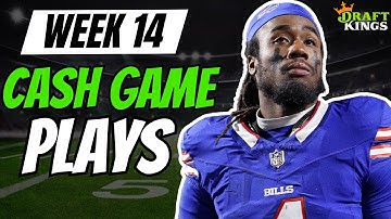 NFL Week 14 DraftKings Top Cash Game Plays | NFL DFS Picks