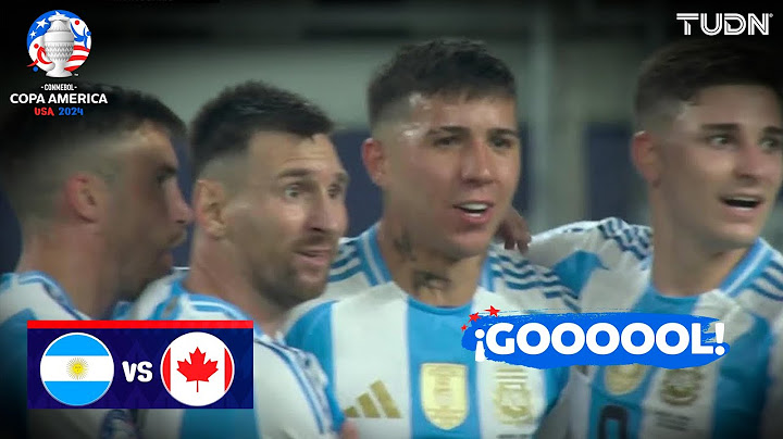 MESSI GOALS! The number 10 makes his Copa America debut | Argentina 2-0 Canada | Copa América 202...