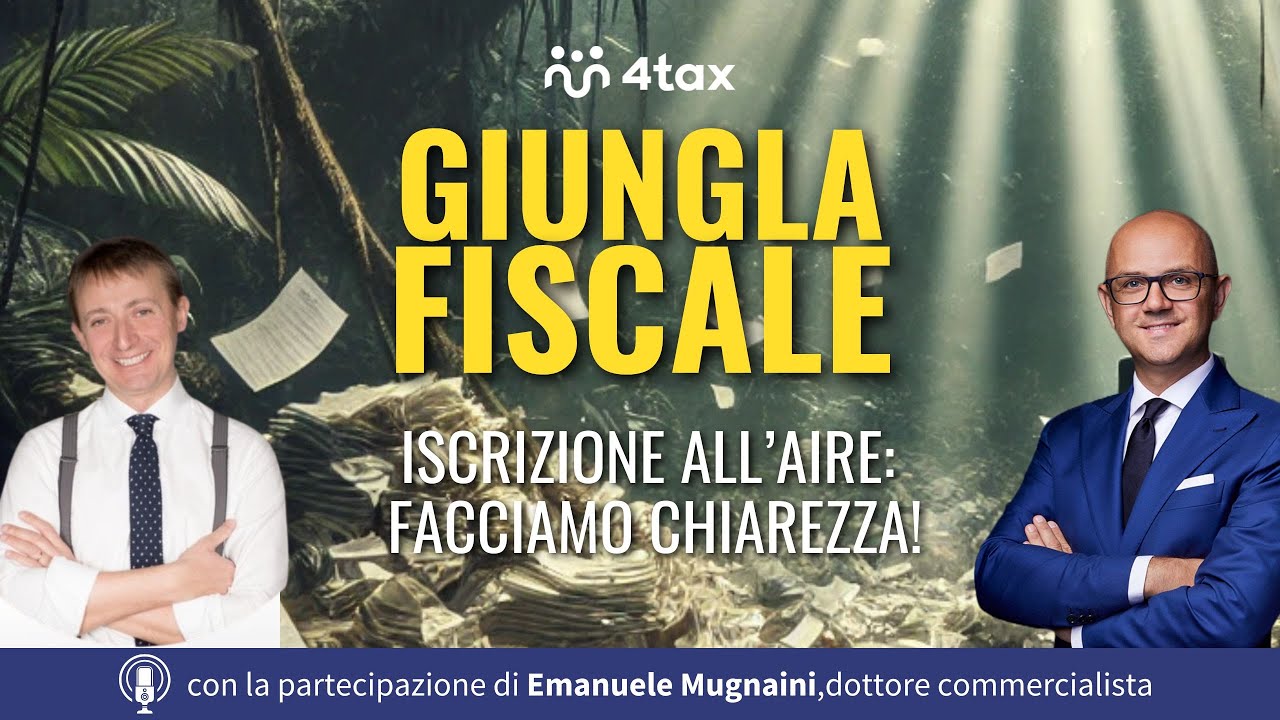 🧾ISCRIZIONE ALL'AIRE : FACCIAMO CHIAREZZA