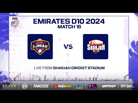 Highlights - Match 16 | Ajman vs Sharjah | Seven Districts Present Emirates D10 Powered by Fancode