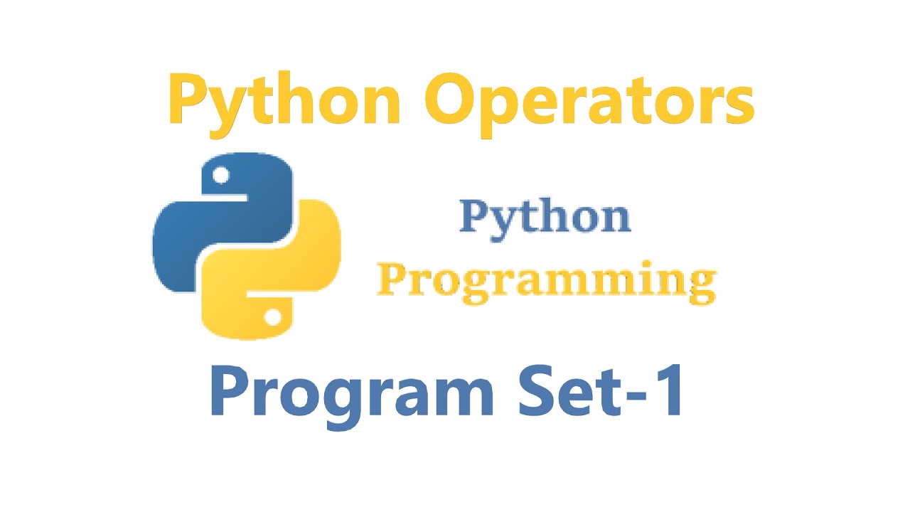 Simple & Basic Programs based on Python Arithmetic Operators - Programs ...