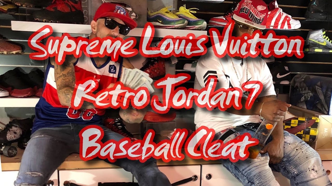 Louis Vuitton Supreme Baseball Cleats - Just Me and Supreme