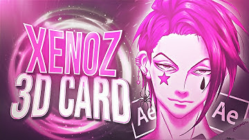 3d Card like XENOZ / After Effects AMV Tutorial