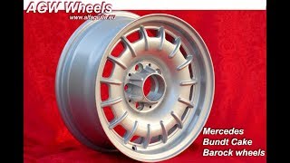 Cerchi Fuchs Bundt Cake Mercedes Benz Barock 7x15 wheels Felgen mit TUV Gutachten