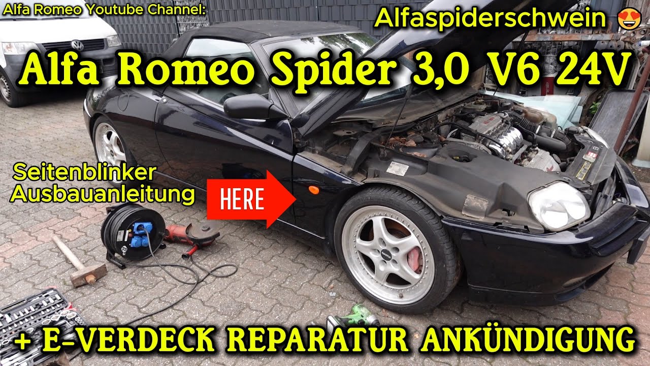 Alfa Romeo Gtv Spider 916 Seitenblinker Wechseln Und Elektrisches