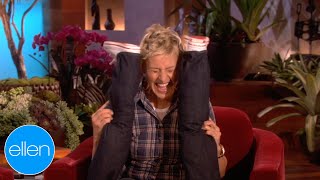 Hidden Audience Talents Send Ellen’s Feet Behind Her Head (Season 7)