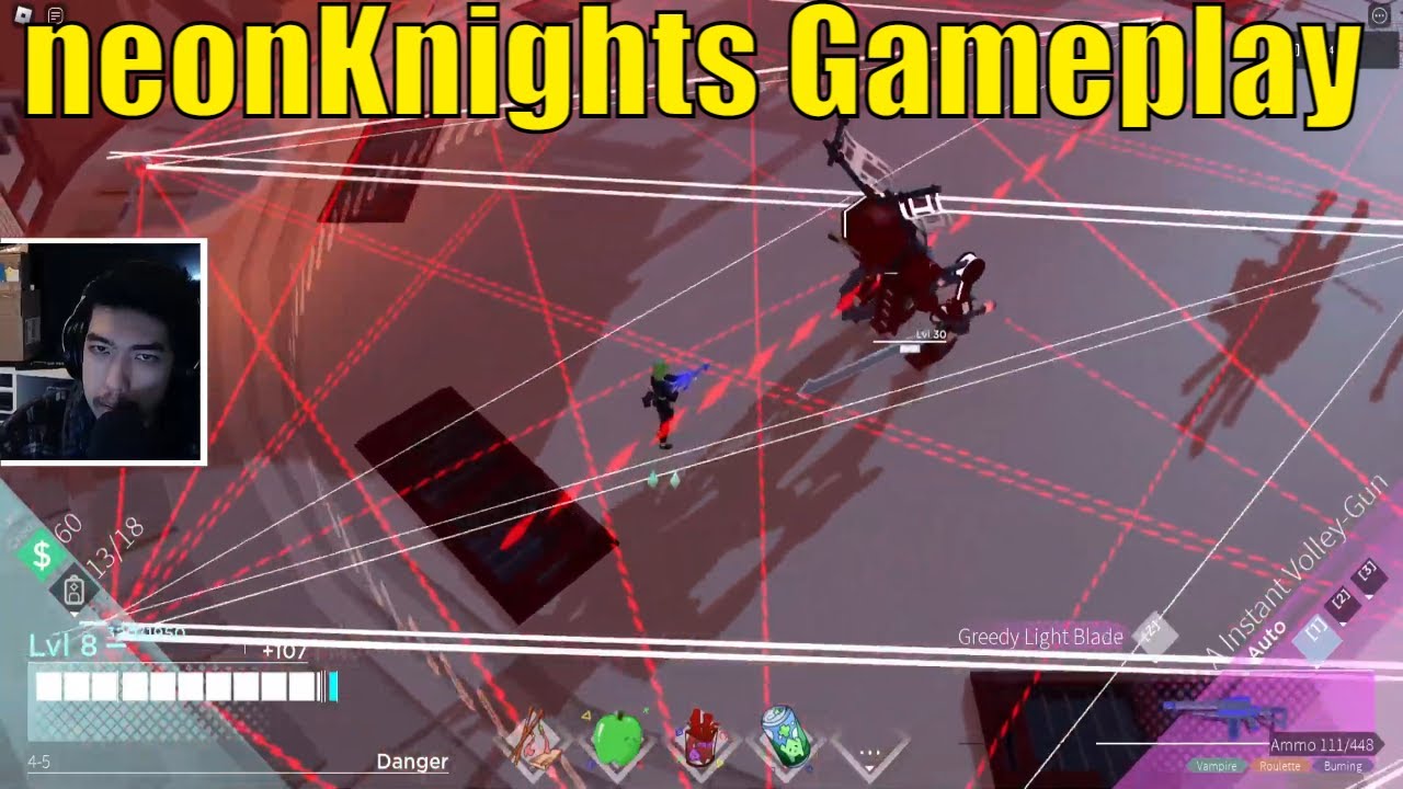 neon Knights Alpha Gameplay (ROBLOX) High Quality Roguelite on Roblox