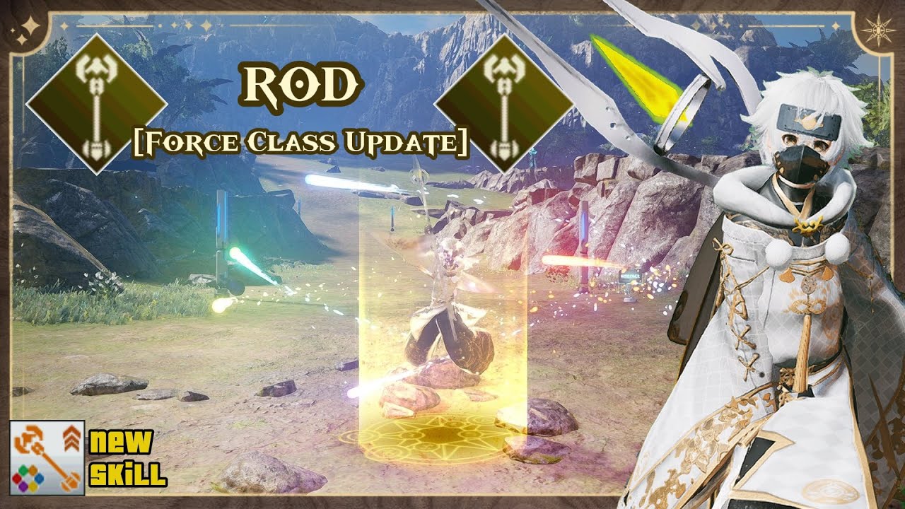 [PSO2NGS]: ROD / FORCE RENEWAL (COMPARISON) - YouTube