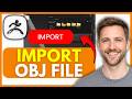 How To IMPORT OBJ In ZBrush (EASY) 2026